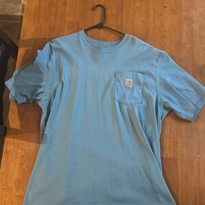 Carhartt Men's Blue Pocket T-Shirt